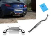 Stainless Duplex Sportauspuff-Komplettanlage Since Opf Toyota GR86 Per 129x106mm