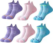 [GMAGHECHEN] Performance Running Ankle Socks, Cushioned Low-Cut Sports Socks