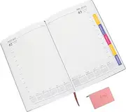 ARTIBETTER Portable Planner Notebook Daily Organizer for Academic Use Lightweight and Compact Design for Creative Writing and Idea Listing Smooth Paper for Easy Writing