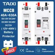 DC 12V 24V 48V 72V MCCB 250A Moulded Case Circuit Breaker Battery 125A 100A 200A