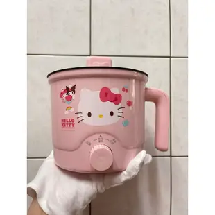 Hello kitty 粉紅色小電鍋 個人電鍋 一人份電鍋 快煮鍋 可愛電鍋 不鏽鋼電鍋 kitty