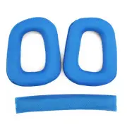 Soft Foam Headphone Headband+Earpad Ear Pads Cushion Set For Logitech G430 G930