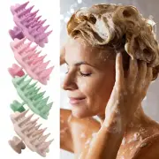 Hair Washing Comb Shampoo Brush Soft Silicone Hair Clean Tool Scalp Massager New