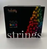 Twinkly Strings 250 RGB LED App-Controlled Indoor/Outdoor Lights Generation II