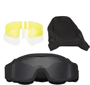 Motocross Goggles, Professional Motocross Racing Goggles, Motorcycle Racing Eyewear, Dustproof Windproof Biking Riding Goggles, Anti-Fog Motorcycle Safety Eyewear, Army Green, Black For Men Women