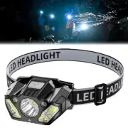 Multiple Mode Powerful Headlamp Body Motion Sensor Camping Torch 2024