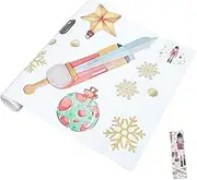 DOITOOL 1Set Nutcracker Decorations Holiday Window Decals for Classroom Easy Installation Snowflake Door Decorations for Doors Walls and Windows Festive