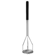 18" ROUND POTATO MASHER WITH SOFT GRIP, CHROME PLATED LOT OF 12 (Ea)