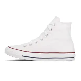 【CONVERSE】帆布鞋 Chuck All Star 高筒 基本款 白 紅 情侶鞋 休閒鞋 男鞋 女鞋(M7650C)