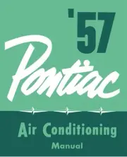 1957 Pontiac Air Conditioning Shop Service Repair Manual Book Engine Electrical