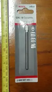 6mm size BOSCH CYL-9 Ceramic tile porcelain fast drill bit OL 82mm