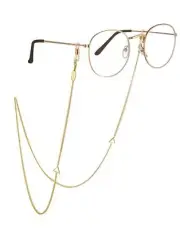 Glasses Chain Eyeglass Strap For Women Sunglasses - 14K Gold Eyeglasses Chain...