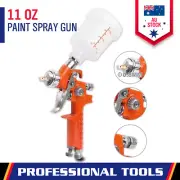0.8mm 125ml Gravity Mini HVLP Spray Gun Air Nozzle Low Pressure Painting Sprayer