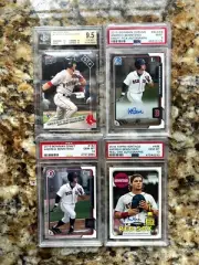 Andrew Benintendi Graded Card LOT-PSA/BGS RC AUTO-Topps/Bowman 4 Card Lot