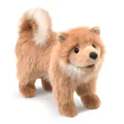 NEW PLUSH SOFT TOY Folkmanis 3139 Pomeranian Puppy Dog Full Body Hand Puppet