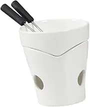 JISADER Chocolate Melting Pot Candy Cheese Cheese Melting Party Ceramic Fondue Set