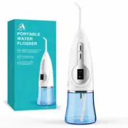 Rechargeable Portable Water Flosser Cordless 3 Modes with 300ML IPX7 Waterproof