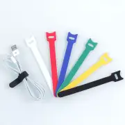 Hook & Loop Cable Ties 12mm width x 150, 180, 200, 300mm Length Red Green Blue