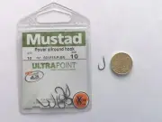 Ami MUSTAD Power Allround hook Ref. 60151NP-BN Size 10 Pieces 10 FA211