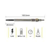 Tridon Glow Plug for Skoda Octavia 1Z3 1Z5 Superb 3T4 3T5 Yeti 5L 2.0L 2006-2017