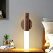 Motion Sensor LED Night Light Indoor Wall Lamp Warm White USB Rechargeable