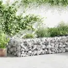 vidaXL Gabion Wall with Covers Galvanised Steel 600x50x50 cm BMG