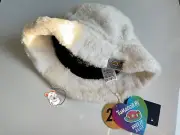 Tamagotchi x Breeze & ALGY White Fluffy Bucket Hat (US Seller)