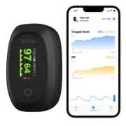 Finger Pulse Oximeter OLED Display, Multifunction SpO2 Oxygen Pulse Monitor