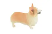 Pembroke Welsh Corgi Dog, Realistic Hand Painted Rubber Model 4.5" CH840 BB196