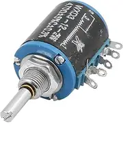 Aexit WXD3-13 (Potentiometer) 470 Ohm 2W 21mm Round Shaft Rotary Wire (77ry337qf60) Wound Potentiometer