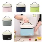 Ox Cloth Insulated Lunch Bag Large Capacity Food Warm Thermal Bag Travel
