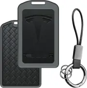 ziyue Car Key Card Holder for Tesla Model 3 TPU Key Fob Cover Protector Case ...