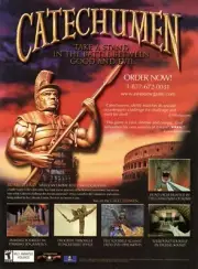 Catechumen PC Game 2004 Big Box Vintage Full Page Promo Ad Art Print Wall Poster