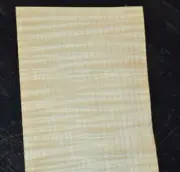 Curly Maple Raw Wood Veneer Sheet 4 x 26 inches 1/42nd 4669-73