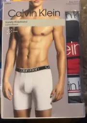 CALVIN KLEIN NEW 3 PACK BOXER BRIEFS-NP23130-004 SIZE L