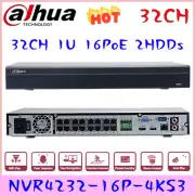 Dahua NVR4232-16P-4KS3 12MP 32CH 1U 16PoE 2HDD AI Lite Network Video Recorder