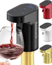 Electric Wine Decanter Aerator Dispenser Pourer Whiskey Adjustable Quantity Liqu
