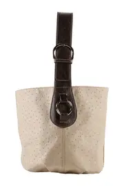 Barrel Ostrich Bag--LH-1213OST
