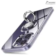 Clear Finger Ring Stand Kickstand Tpu Case Cover For iPhone 13 14 Pro Max Plus