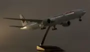 47CM CHINA EASTERN BOEING 777-300ER Plane Led Sound- controll Light Resin Model