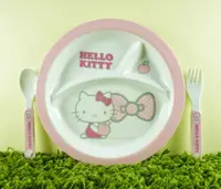 在飛比找樂天市場購物網優惠-【震撼精品百貨】Hello Kitty 凱蒂貓 美耐皿托盤附
