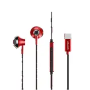 EP-35 Digital Signal Type-C Earphone Metal Wired Hi-Fi Headphone with Mic