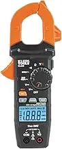 KLEIN TOOLS Auto-Ranging 400 Amp AC Digital Clamp Meter, Orange and Black