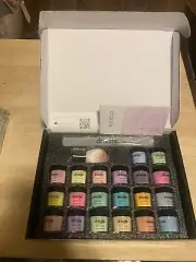 Drizzle Beauty Acrylic Nail Powder Set 18 Color Manicure Set