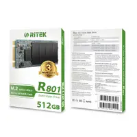 在飛比找特力屋線上購物優惠-[特價]RITEK錸德R801/512GB/M2-2280S