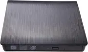 External USB 3.0 High Speed DL DVD RW Burner CD Writer Slim Portable Optical Drive Compatible with PC(Black)
