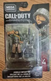 Mega Construx Bloks Call Of Duty Jungle Infantry GCN90 Sealed Vietnam Series 4