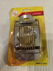 Stainless Steel Chopper Section Egg Slicer Hard Boiled Cutter Tool