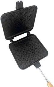 Hot Sandwich Maker - Jaffle Maker Sandwich Pan with Removable Handle,Camping Sandwich Maker for Grilled Cheese and Toasted Sandwiches, Heat Resistant Hot Sandwich Press for Outdoor