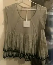 Sass & Bide THE BEEKEEPER Silk Top NWT RRP $390 VINTAGE Size 38 Free Post